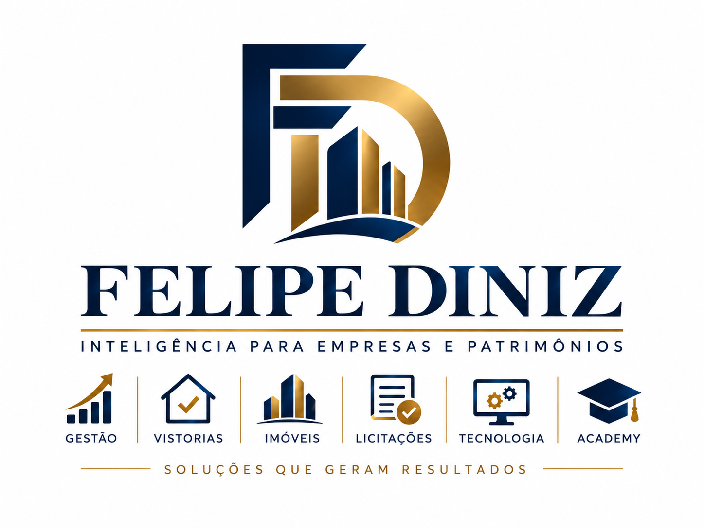 Logomarca oficial Felipe Diniz Soluções Empresariais
